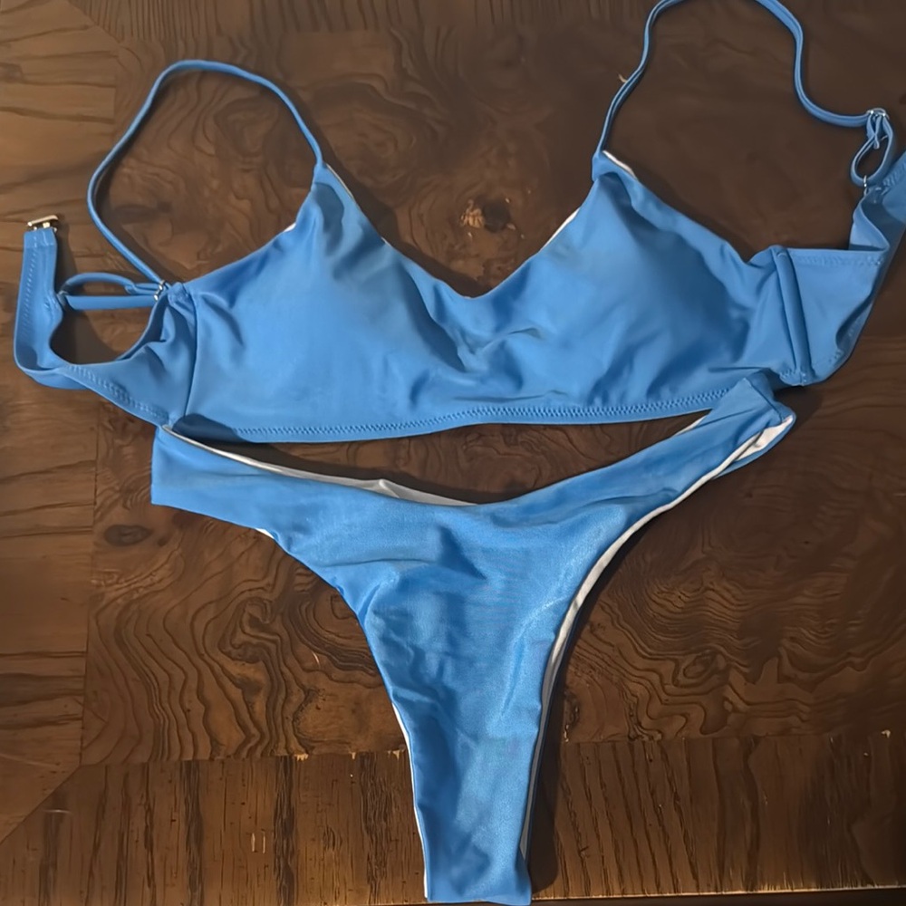Blue Women's Swimwear Set